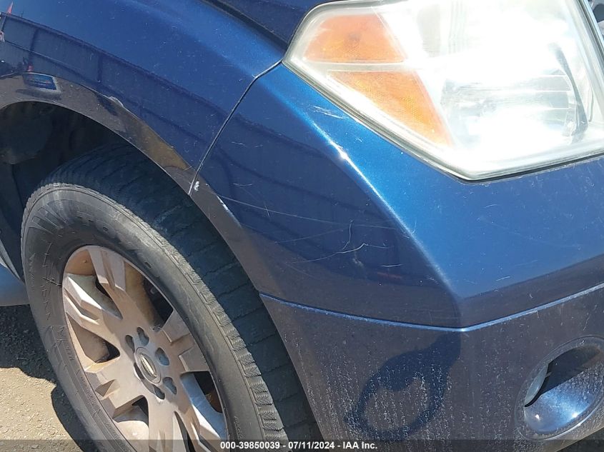 2006 Nissan Pathfinder Le VIN: 5N1AR18U06C612760 Lot: 39850039