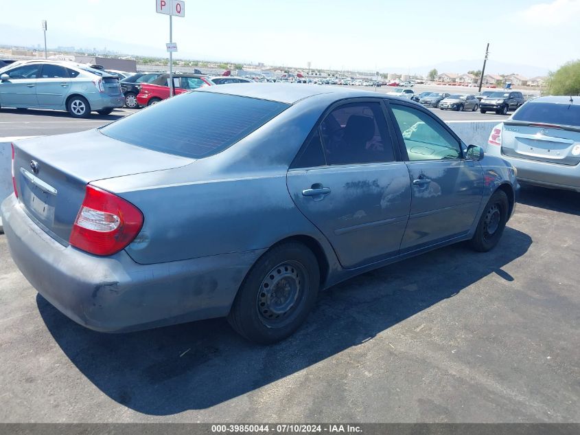 2003 Toyota Camry Le VIN: JTDBE32K830176583 Lot: 39850044