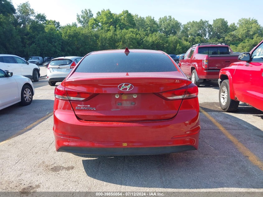 VIN 5NPD84LF6JH400294 2018 HYUNDAI ELANTRA SEL