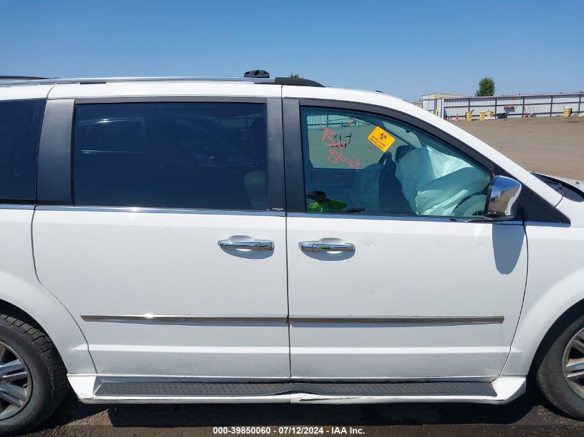 2010 Chrysler Town & Country Limited VIN: 2A4RR6DX0AR151574 Lot: 39850060