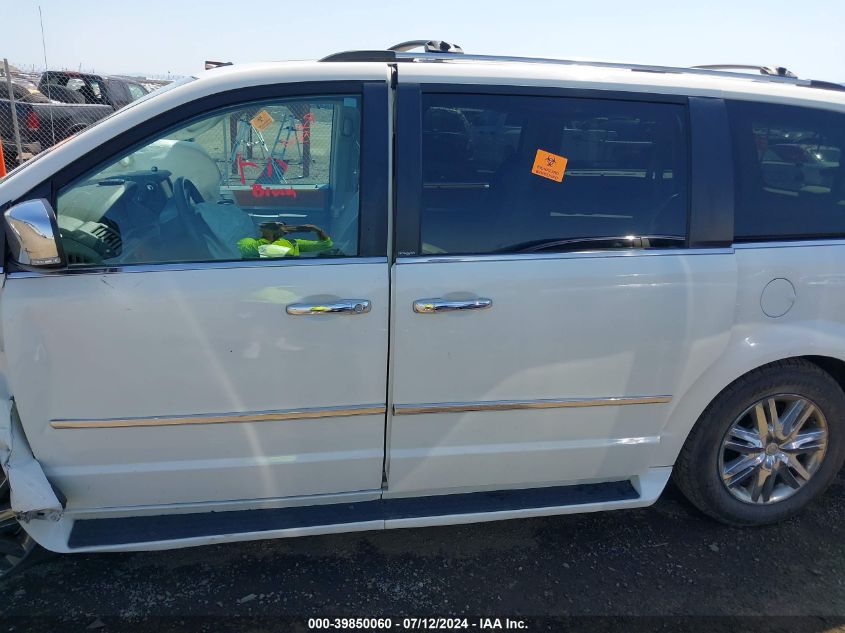 2010 Chrysler Town & Country Limited VIN: 2A4RR6DX0AR151574 Lot: 39850060