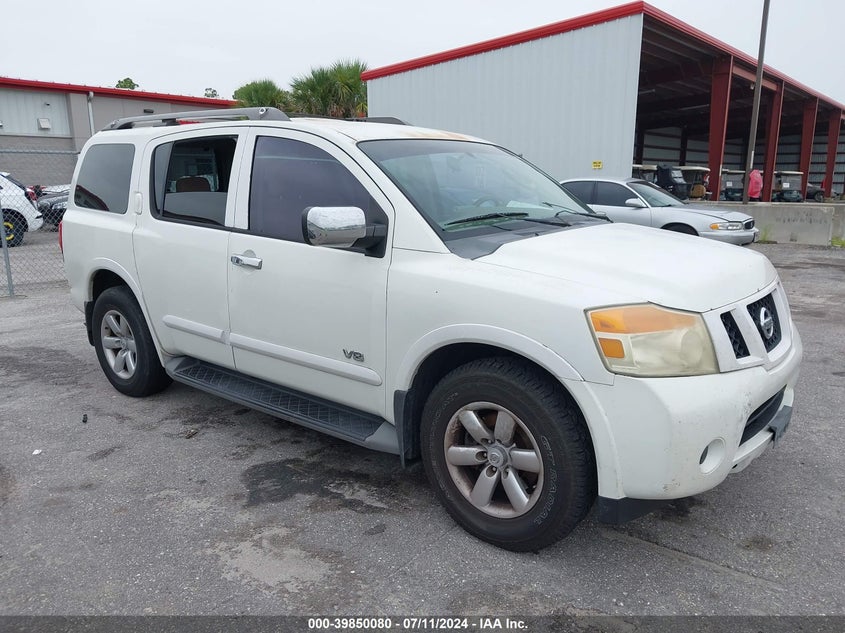 2008 Nissan Armada Se VIN: 5N1BA08D98N605352 Lot: 39850080