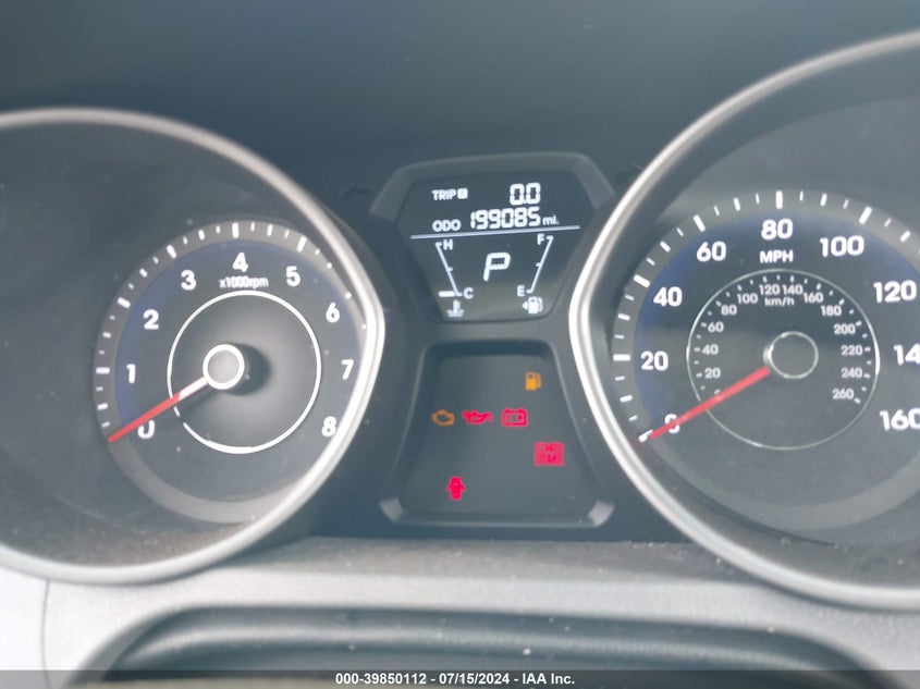 2013 Hyundai Elantra Gls VIN: 5NPDH4AE1DH434819 Lot: 39850112