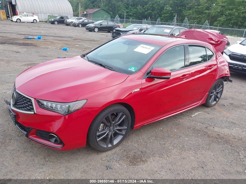 2018 Acura Tlx Tech A-Spec Pkgs VIN: 19UUB3F62JA006968 Lot: 39850146