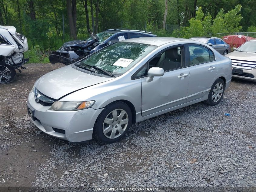 2010 Honda Civic Lx VIN: 2HGFA1F50AH302421 Lot: 39850151