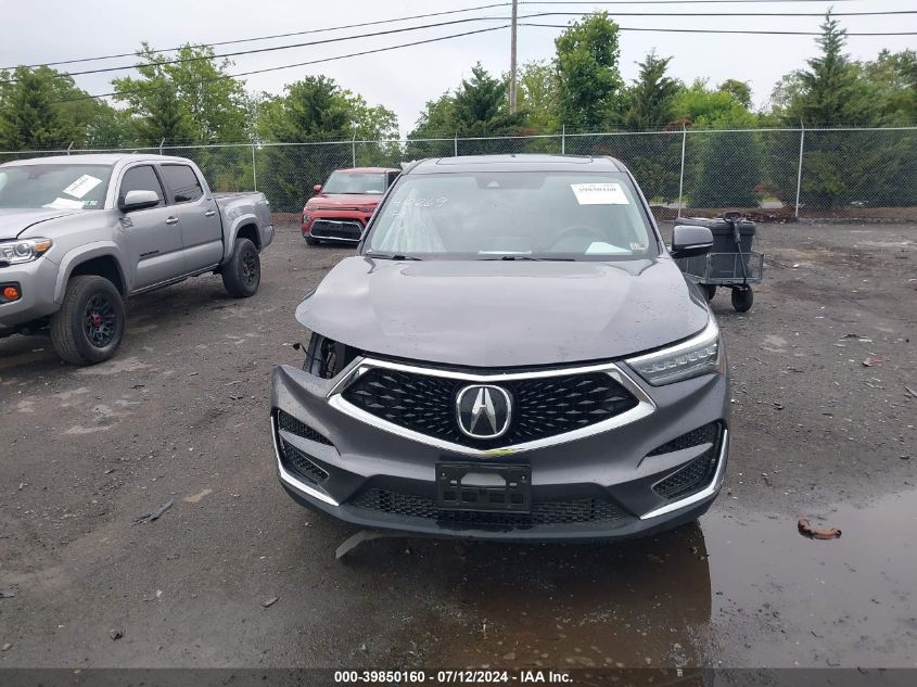 2020 Acura Rdx Technology VIN: 5J8TC1H59LL000190 Lot: 39850160