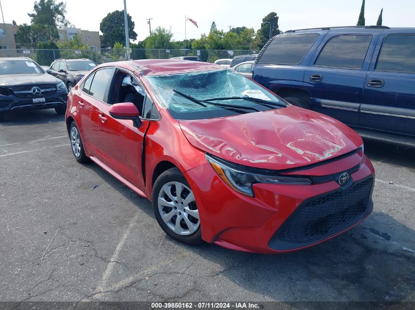 2021 Toyota Corolla Le VIN: 5YFEPMAE7MP238202 Lot: 39850162