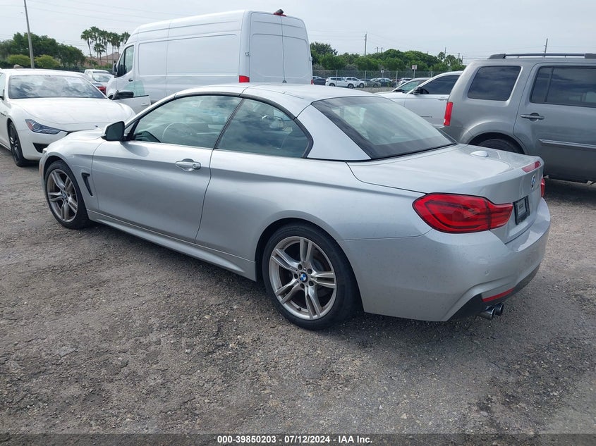 2018 BMW 430I VIN: WBA4Z1C54JEC58630 Lot: 39850203