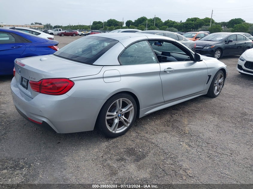 2018 BMW 430I VIN: WBA4Z1C54JEC58630 Lot: 39850203