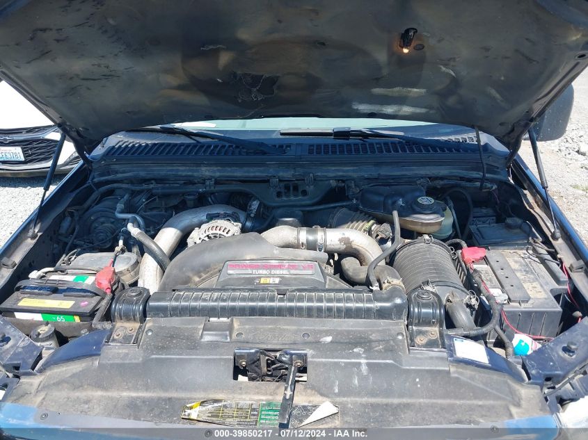 2003 Ford F350 Srw Super Duty VIN: 1FTSX31PX3ED00217 Lot: 39850217