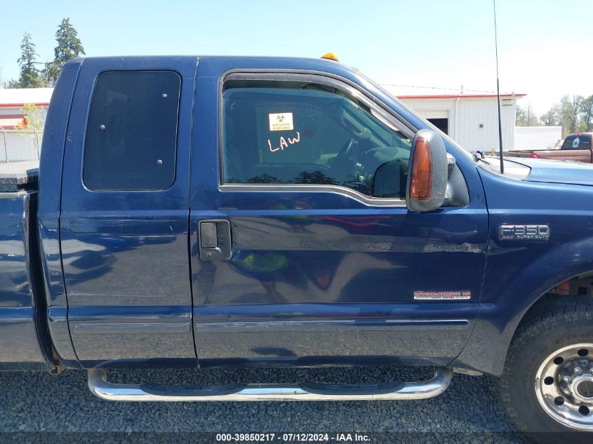 2003 Ford F350 Srw Super Duty VIN: 1FTSX31PX3ED00217 Lot: 39850217