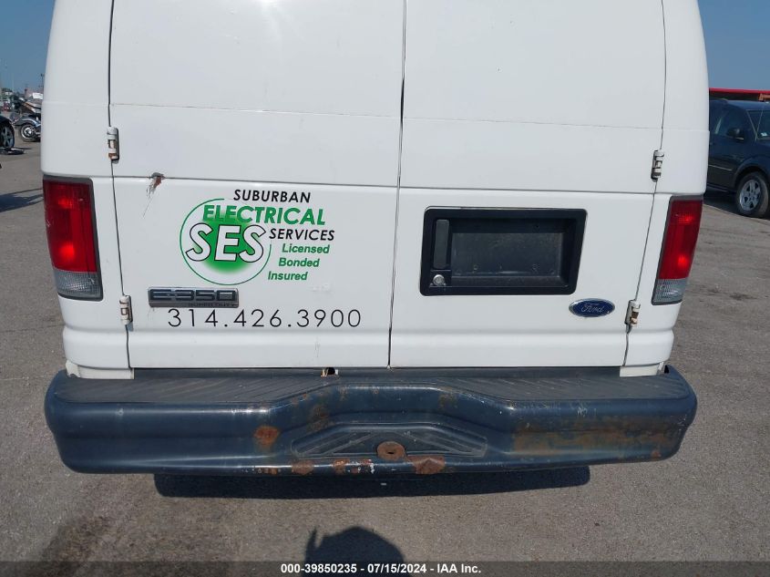 2008 Ford E-350 Super Duty Commercial/Recreational VIN: 1FTSE34L48DB57647 Lot: 39850235
