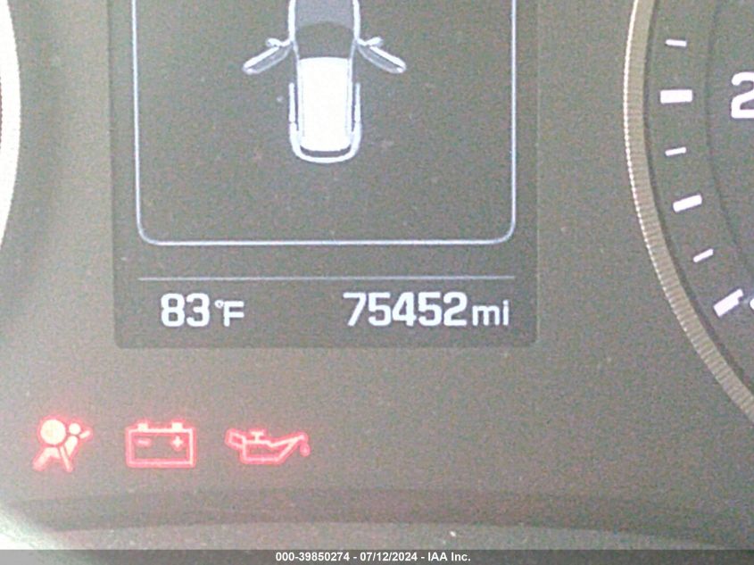 2017 Hyundai Tucson Limited/Sport And Eco/Se VIN: KM8J3CA44HU588483 Lot: 39850274