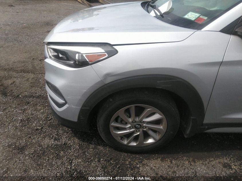 2017 Hyundai Tucson Limited/Sport And Eco/Se VIN: KM8J3CA44HU588483 Lot: 39850274