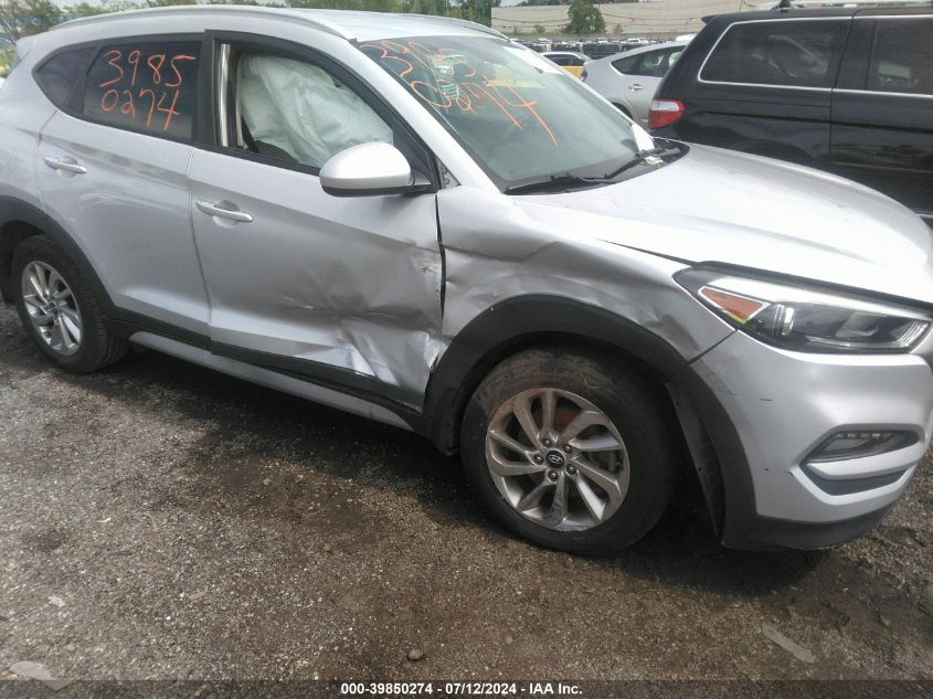 2017 Hyundai Tucson Limited/Sport And Eco/Se VIN: KM8J3CA44HU588483 Lot: 39850274