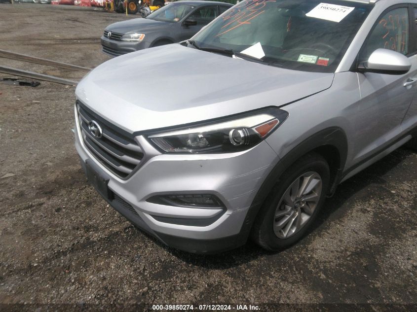2017 Hyundai Tucson Limited/Sport And Eco/Se VIN: KM8J3CA44HU588483 Lot: 39850274