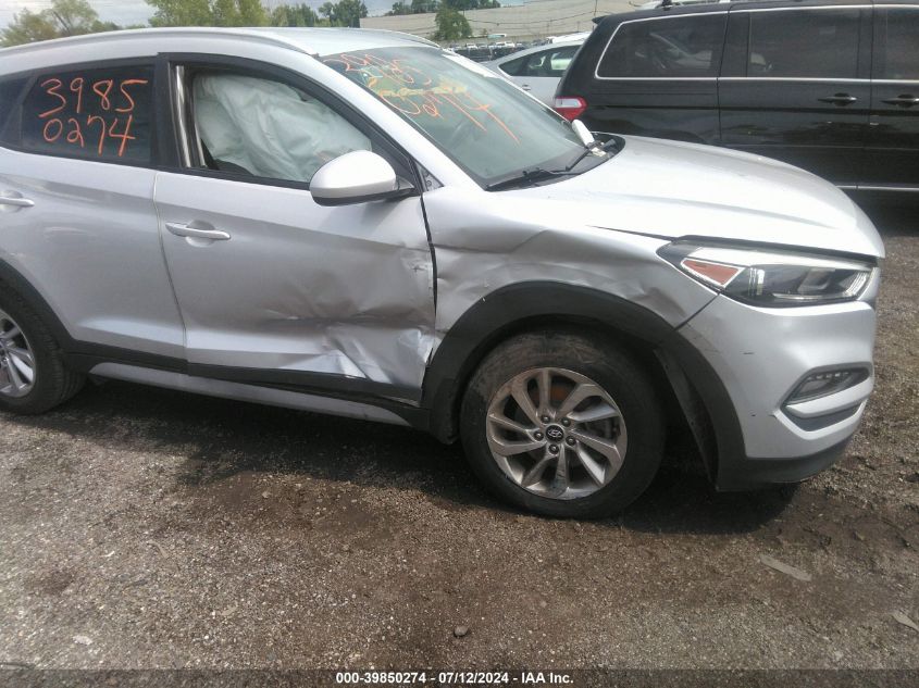 2017 Hyundai Tucson Limited/Sport And Eco/Se VIN: KM8J3CA44HU588483 Lot: 39850274