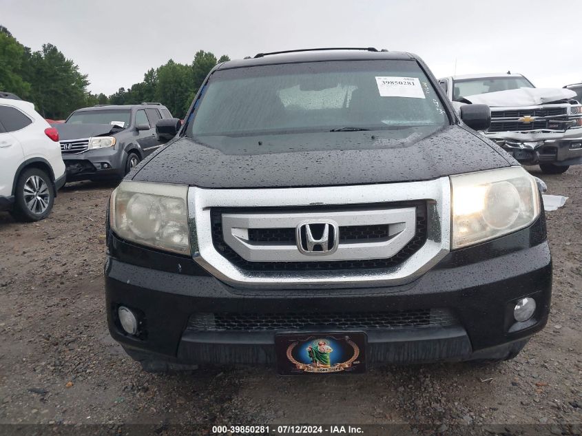 2011 Honda Pilot Touring VIN: 5FNYF3H94BB037756 Lot: 39850281
