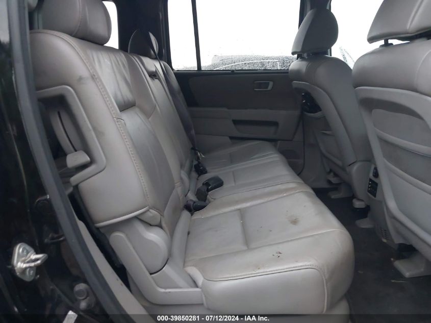 2011 Honda Pilot Touring VIN: 5FNYF3H94BB037756 Lot: 39850281