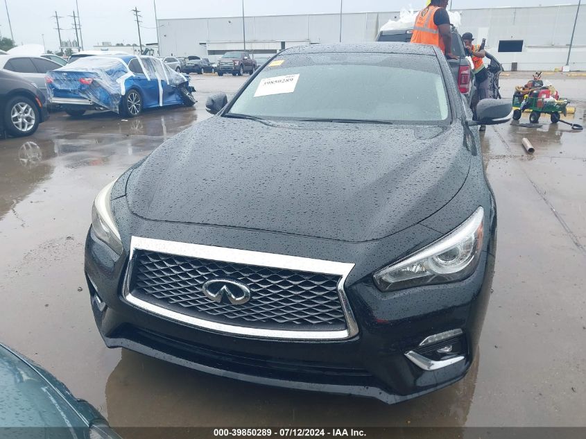 2018 Infiniti Q50 3.0T Luxe VIN: JN1EV7AP2JM590291 Lot: 39850289