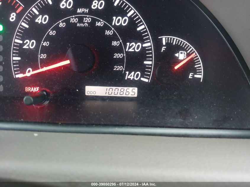 2005 Toyota Camry Le/Xle/Se VIN: 4T1BE32K25U603800 Lot: 39850295