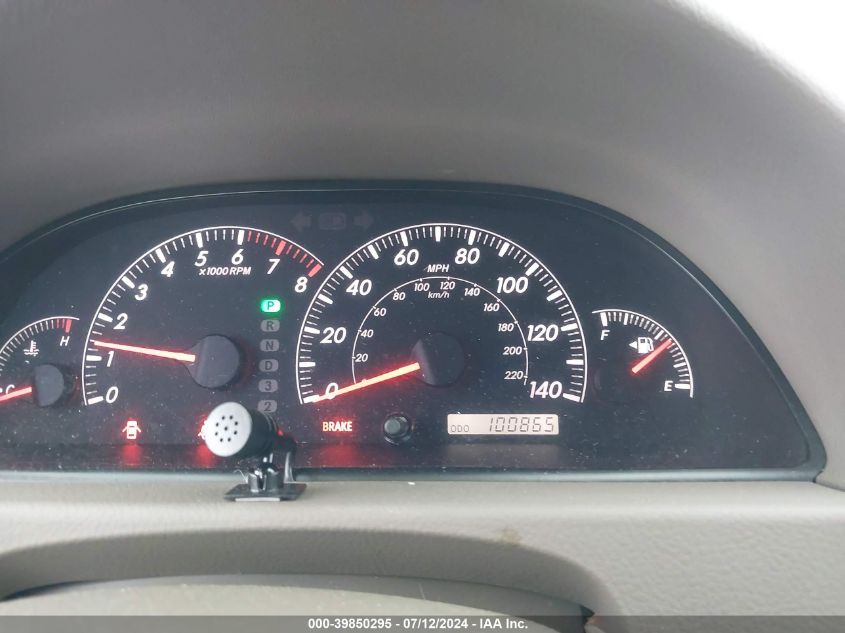 2005 Toyota Camry Le/Xle/Se VIN: 4T1BE32K25U603800 Lot: 39850295