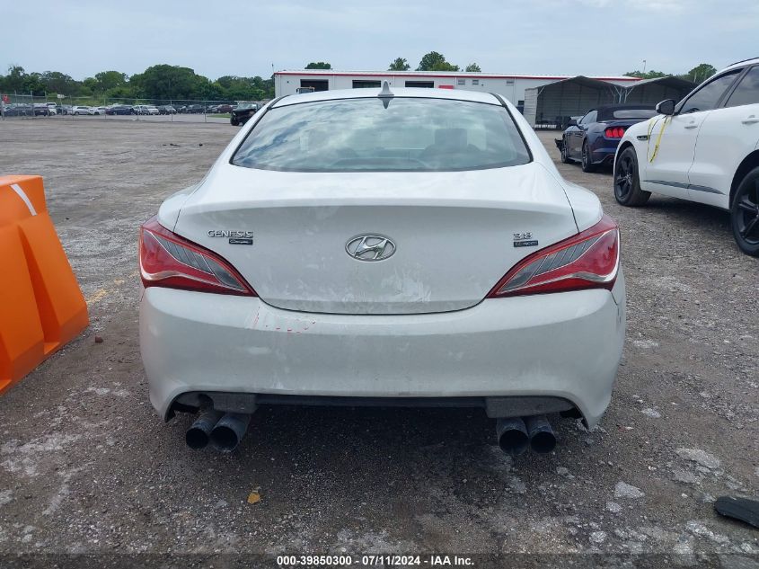 2013 Hyundai Genesis 3.8 R-Spec VIN: KMHHU6KJ8DU108070 Lot: 39850300