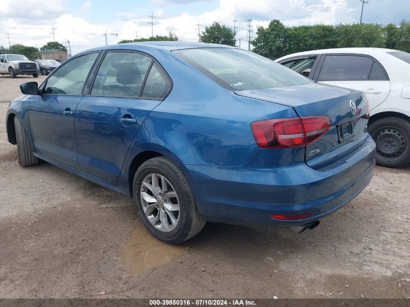 2018 Volkswagen Jetta 1.4T S VIN: 3VW2B7AJ2JM209285 Lot: 39850316