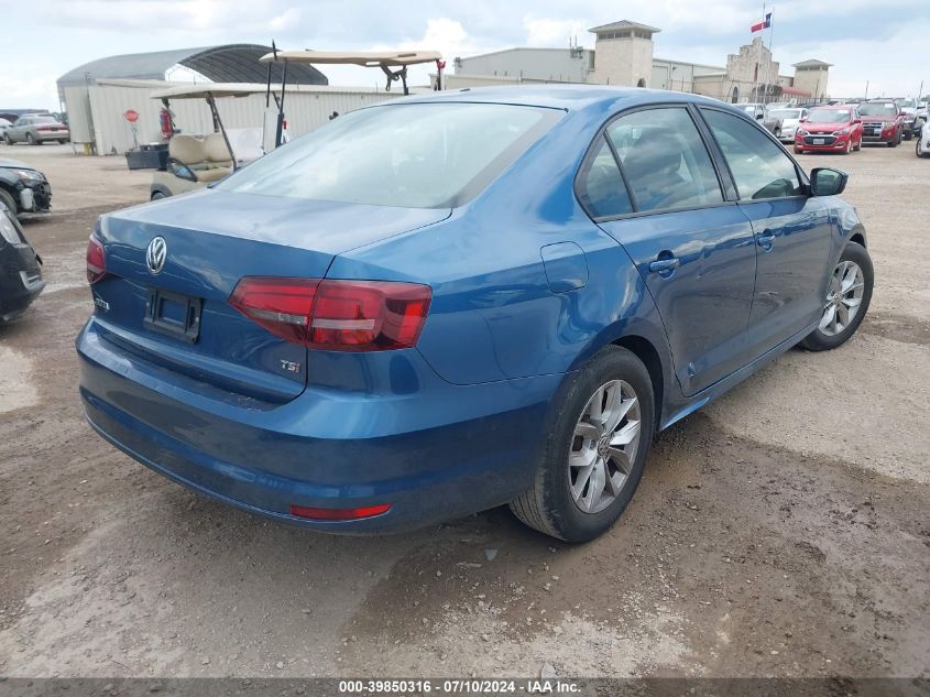 2018 Volkswagen Jetta 1.4T S VIN: 3VW2B7AJ2JM209285 Lot: 39850316