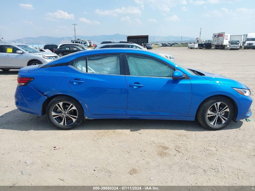 2022 Nissan Sentra Sv Xtronic Cvt VIN: 3N1AB8CV1NY315460 Lot: 39850324