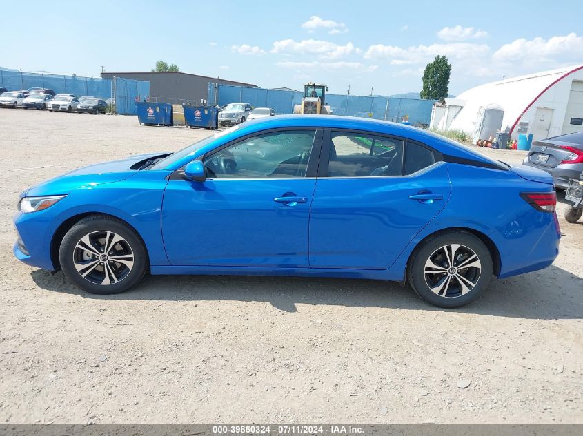 2022 Nissan Sentra Sv Xtronic Cvt VIN: 3N1AB8CV1NY315460 Lot: 39850324