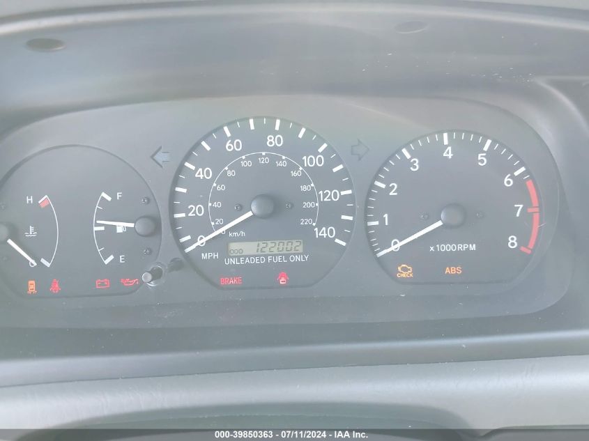 1999 Toyota Camry Le V6 VIN: 4T1BF22K5XU081996 Lot: 39850363