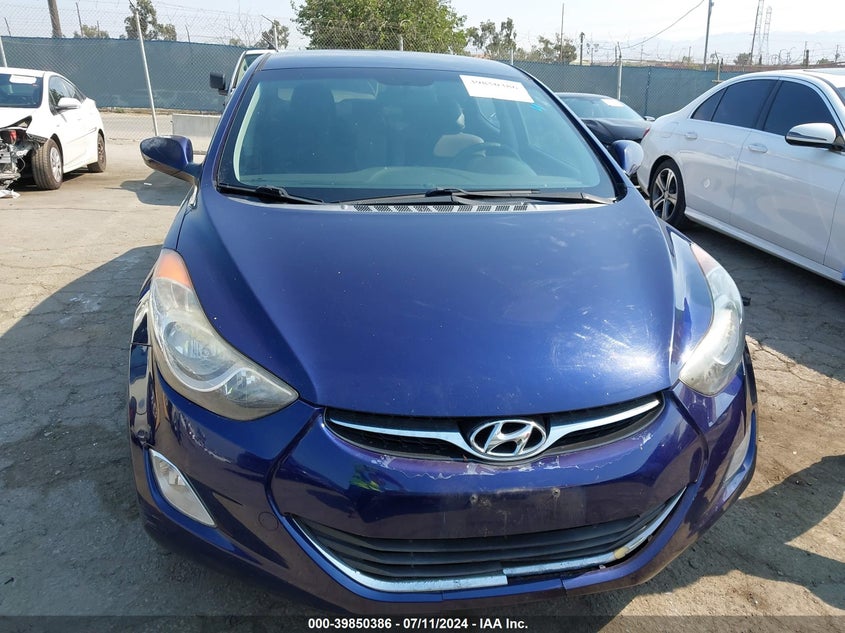 2012 Hyundai Elantra Gls VIN: 5NPDH4AE3CH122385 Lot: 39850386