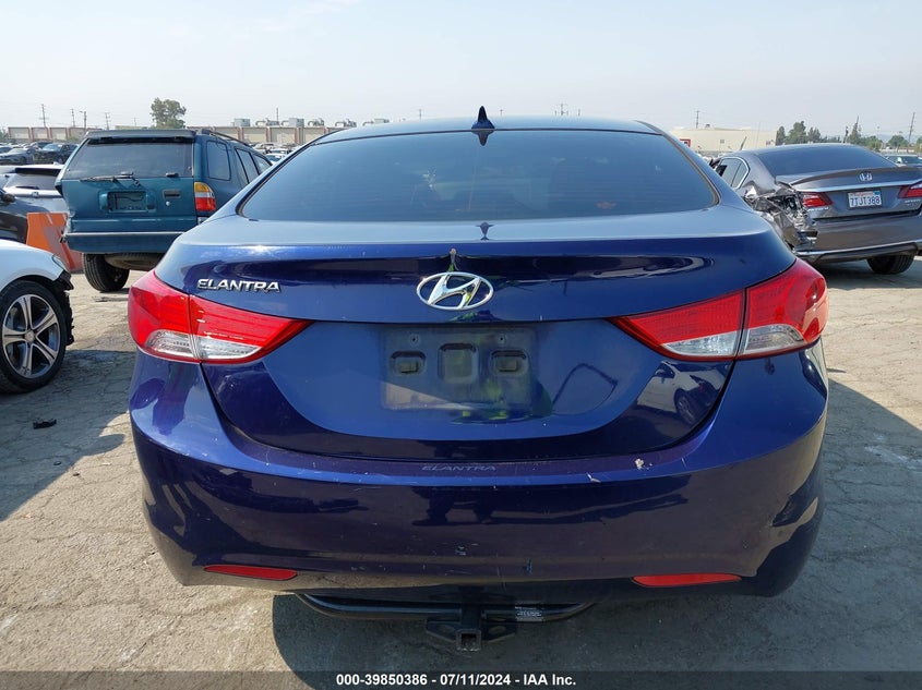 2012 Hyundai Elantra Gls VIN: 5NPDH4AE3CH122385 Lot: 39850386