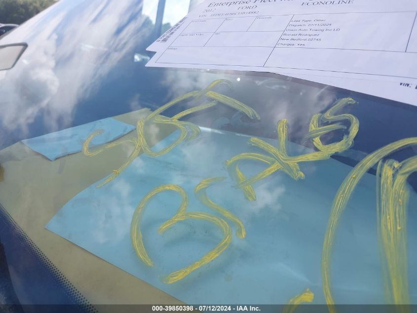 2012 Ford E-450 Cutaway VIN: 1FDFE4FS6CDB18882 Lot: 39850398