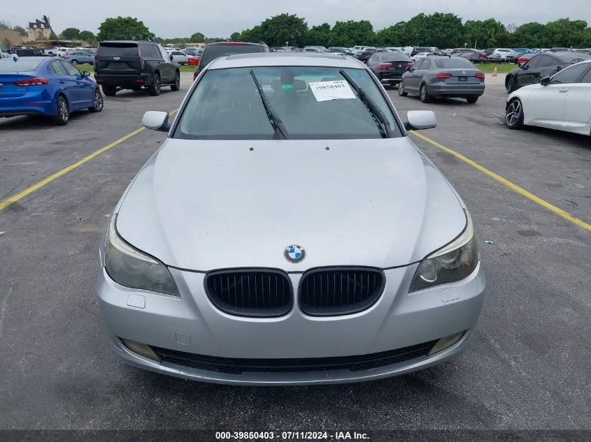 2008 BMW 528I VIN: WBANU53558CT01384 Lot: 39850403