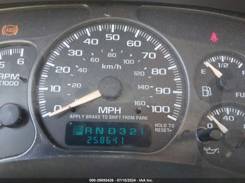 2001 Chevrolet Tahoe Lt VIN: 1GNEK13T71R212961 Lot: 39850426