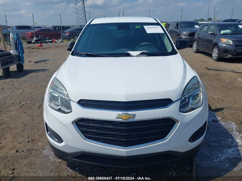 2017 Chevrolet Equinox Ls VIN: 2GNALBEK8H1547204 Lot: 39850437