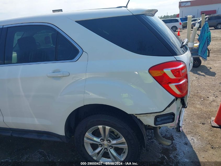 2017 Chevrolet Equinox Ls VIN: 2GNALBEK8H1547204 Lot: 39850437