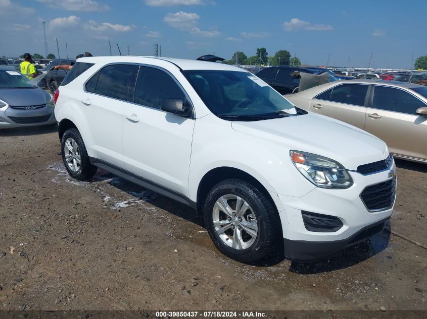 2017 Chevrolet Equinox Ls VIN: 2GNALBEK8H1547204 Lot: 39850437