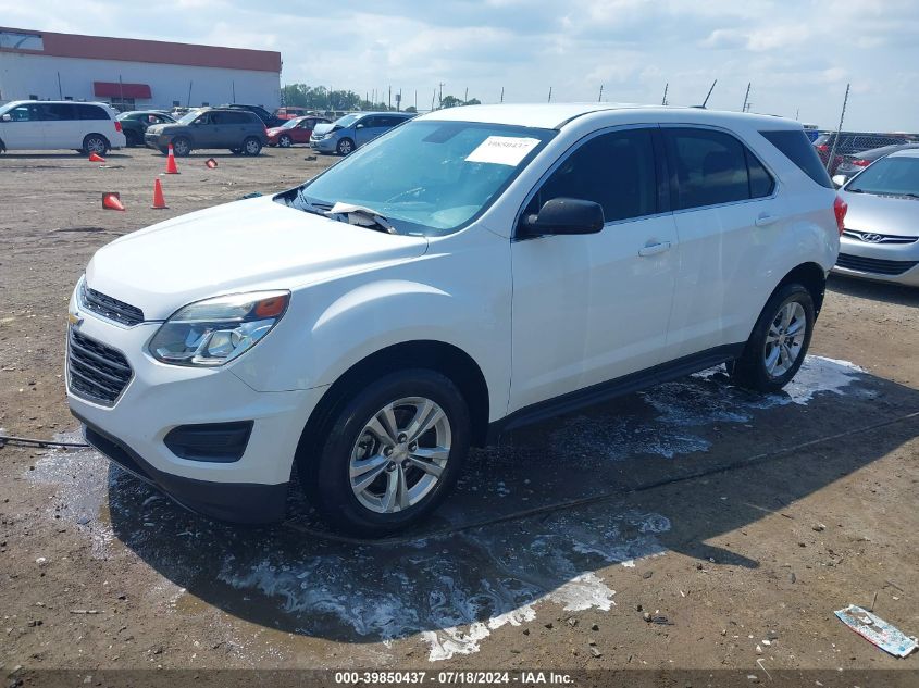 2017 Chevrolet Equinox Ls VIN: 2GNALBEK8H1547204 Lot: 39850437