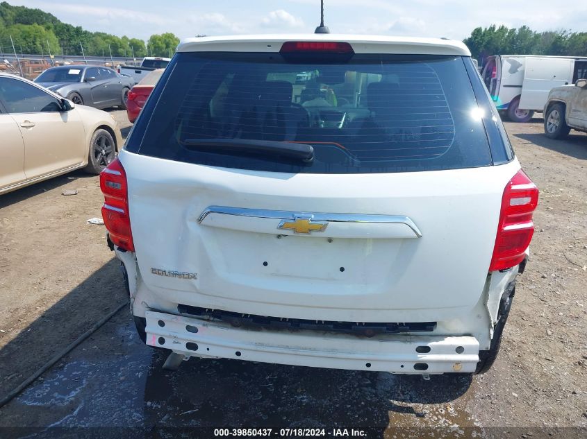 2017 Chevrolet Equinox Ls VIN: 2GNALBEK8H1547204 Lot: 39850437