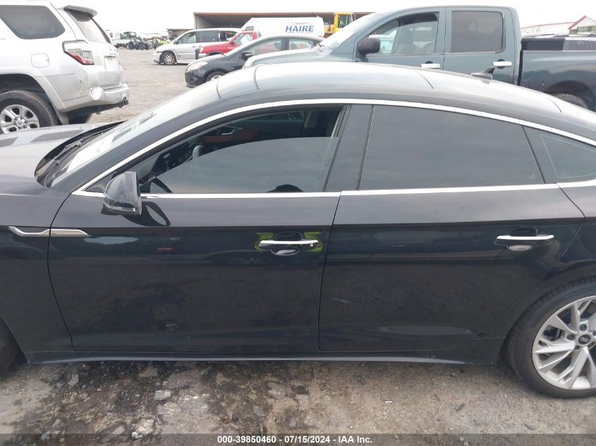 2021 Audi A5 Sportback Premium 40 Tfsi Quattro S Tronic VIN: WAUABCF51MA062622 Lot: 39850460