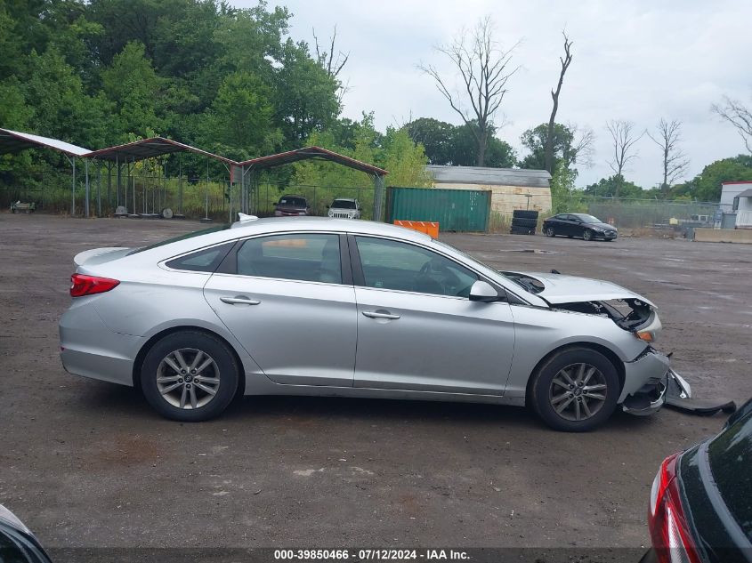 2015 Hyundai Sonata Se VIN: 5NPE24AF5FH196751 Lot: 39850466