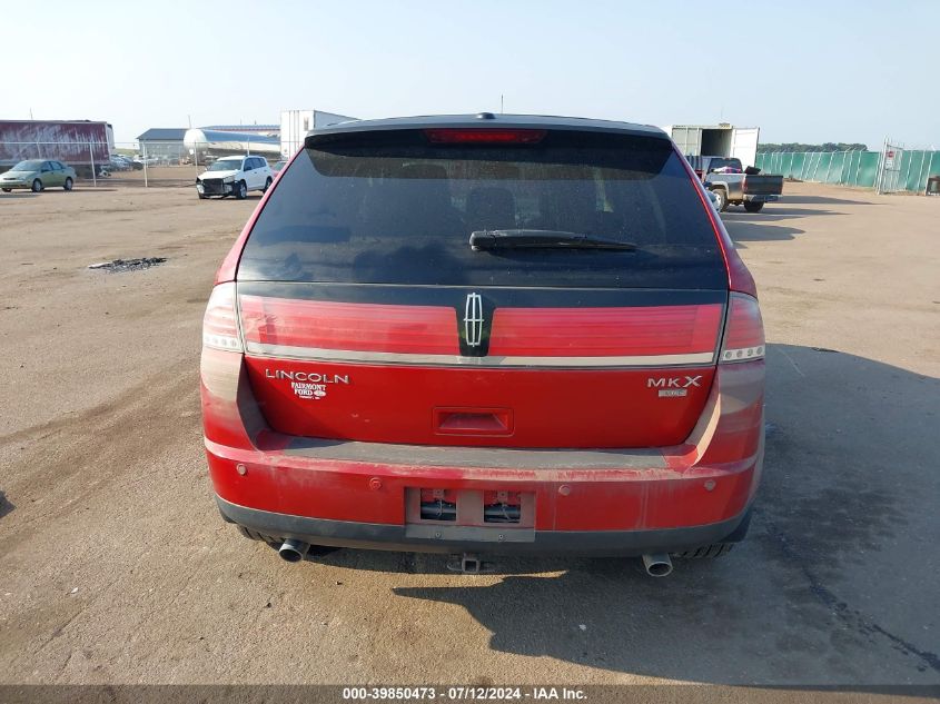 2010 Lincoln Mkx VIN: 2LMDJ8JC8ABJ02975 Lot: 39850473