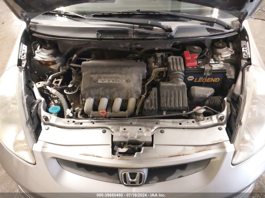 2007 Honda Fit Sport VIN: JHMGD38657S026796 Lot: 39850480