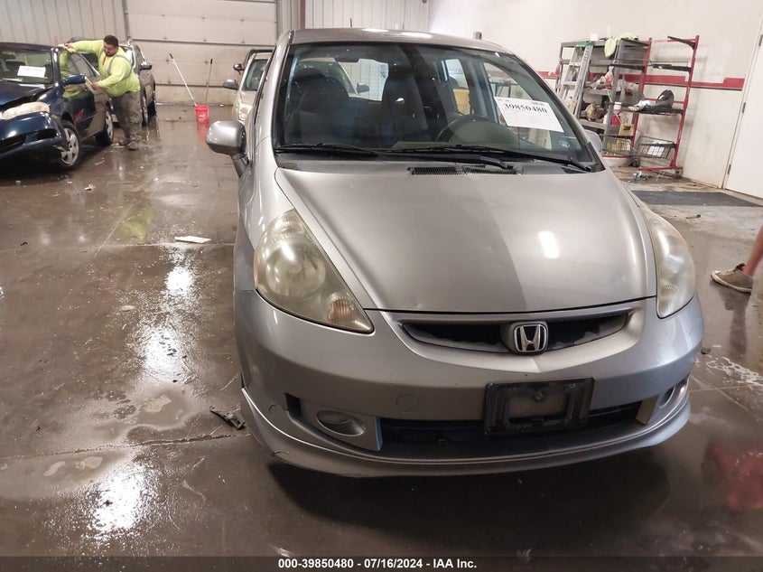 2007 Honda Fit Sport VIN: JHMGD38657S026796 Lot: 39850480