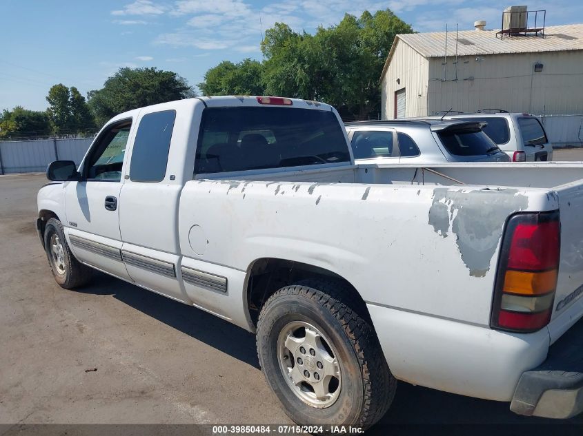 2000 Chevrolet Silverado 1500 Ls VIN: 2GCEC19T3Y1102053 Lot: 39850484