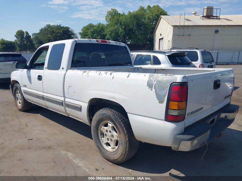 2000 Chevrolet Silverado 1500 Ls VIN: 2GCEC19T3Y1102053 Lot: 39850484