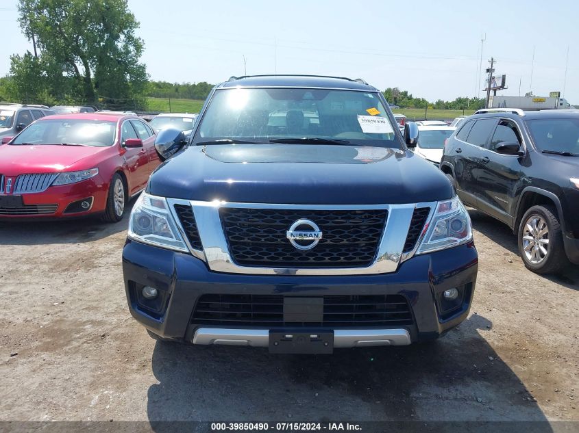 2018 Nissan Armada Platinum VIN: JN8AY2NC6JX500298 Lot: 39850490